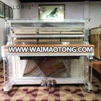 Acrylic upright piano HU-123A transparent vertical piano with acrylic piano bench